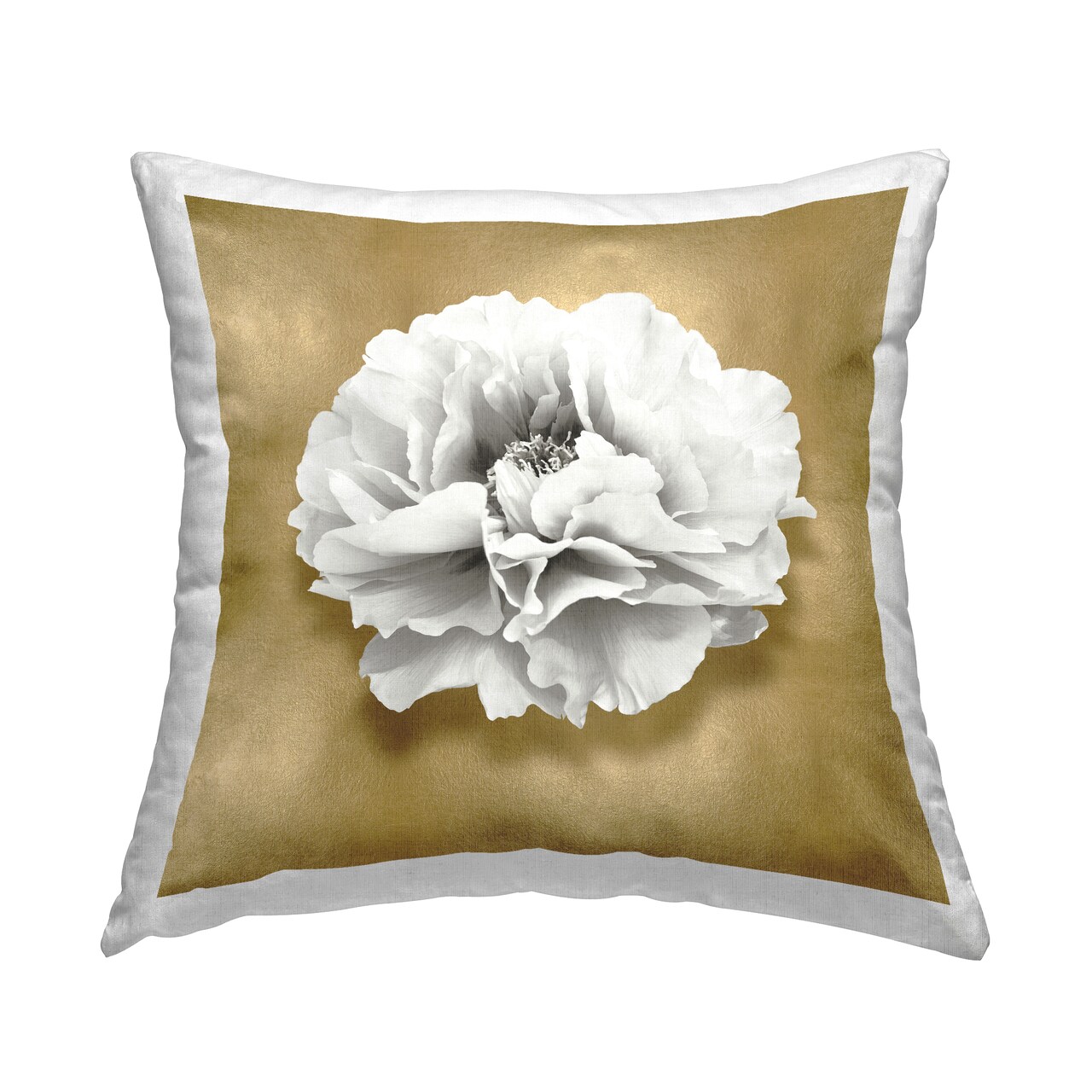 Stupell Industries Peony on Glam Decorative Printed Throw Pillow